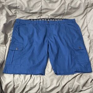 Men's Blue Cargo Shorts